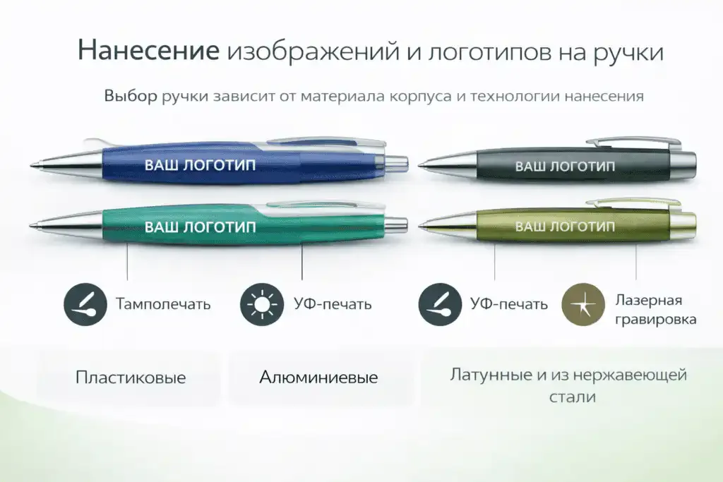 ручки с логотипом
