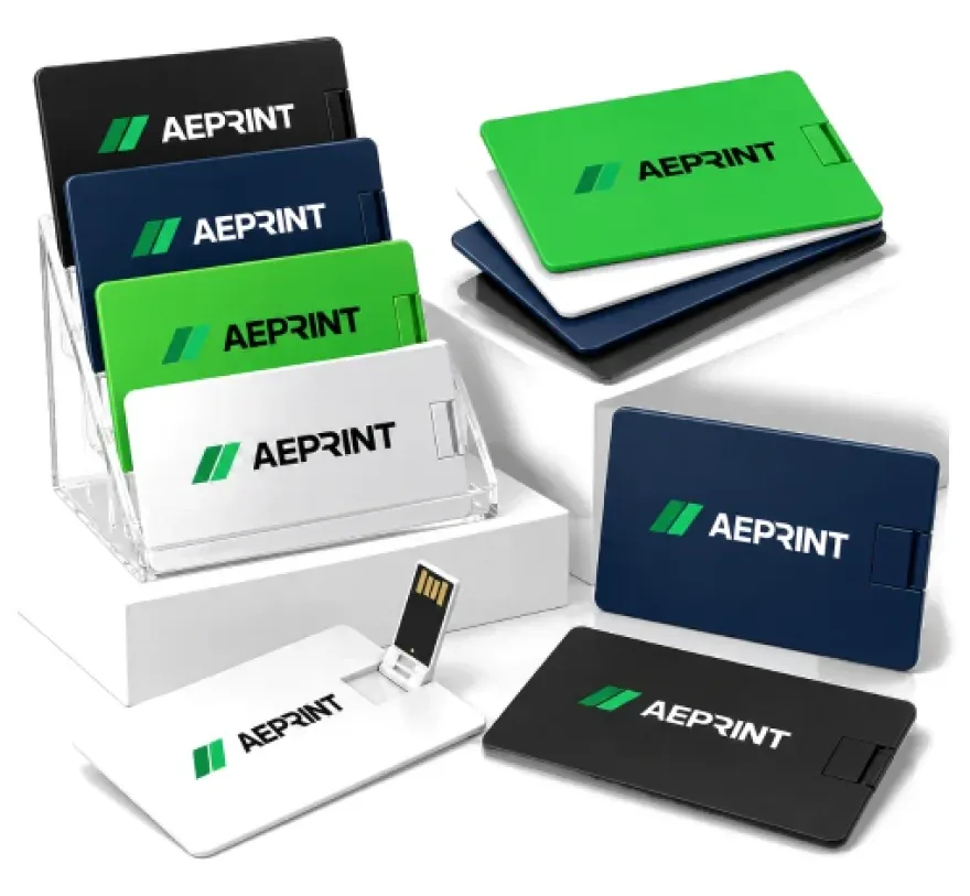 Флешки-визитки с логотипом — AEPRINT