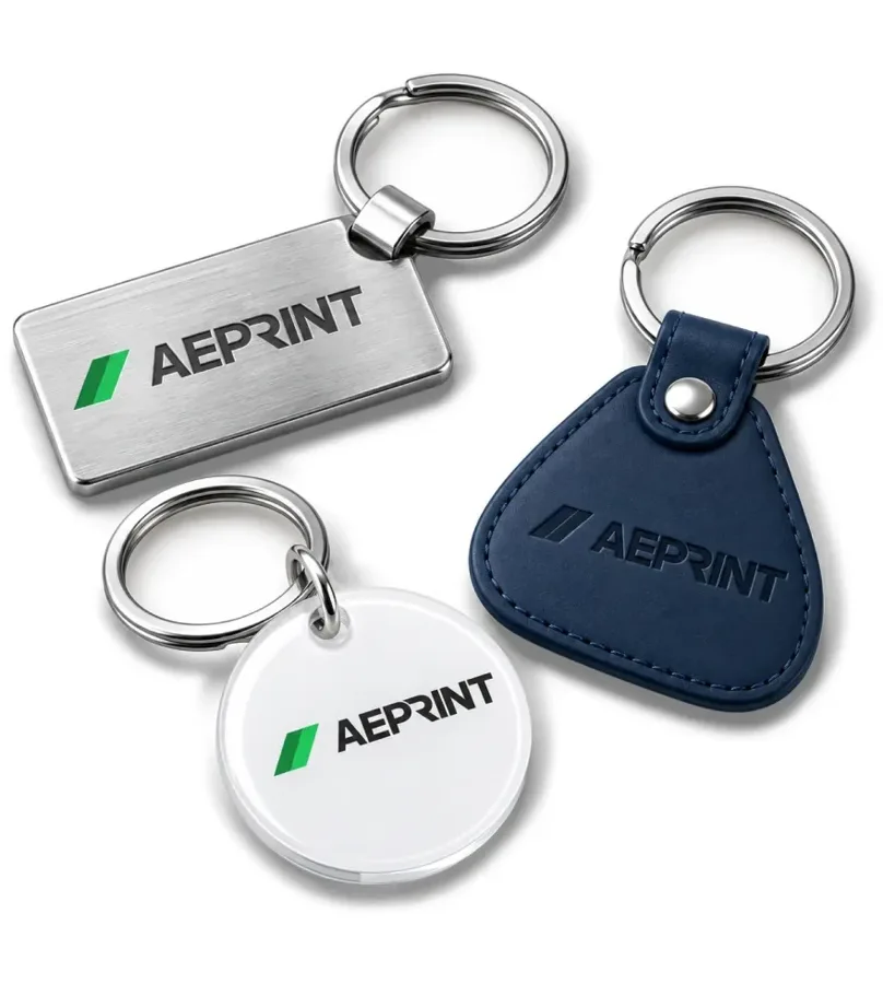 Светоотражающие брелоки с логотипом — AEPRINT