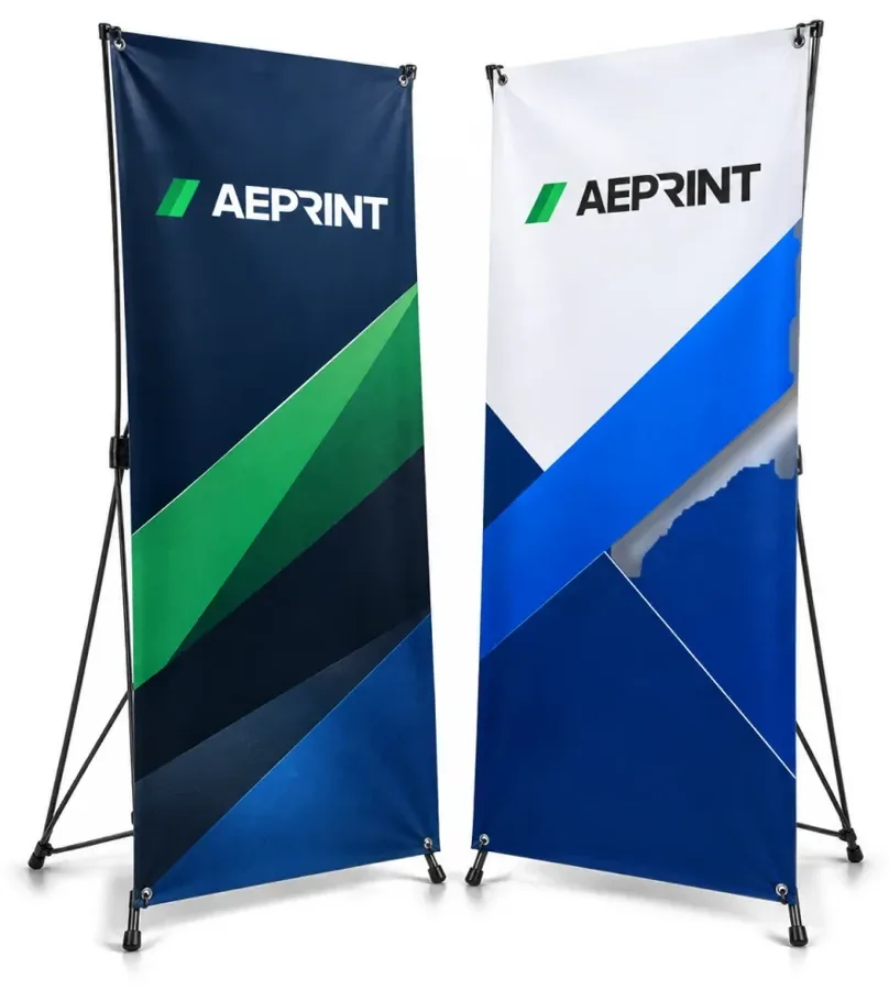 Х-баннеры с логотипом на заказ — AEPRINT