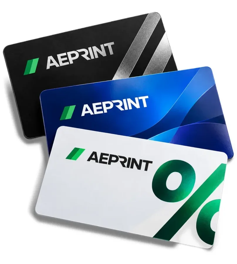 Скидочные карты на заказ — AEPRINT