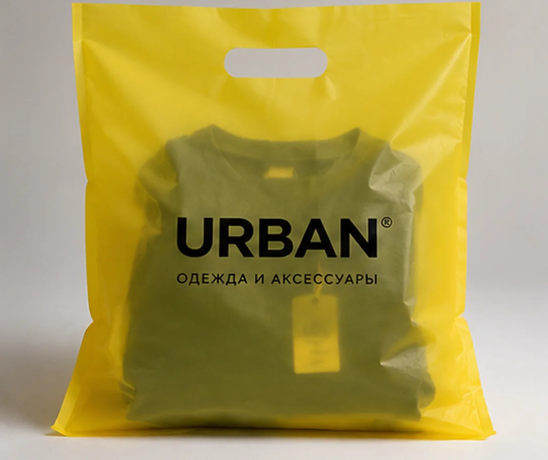 URBAN — одежда и аксессуары, жёлтая плёнка