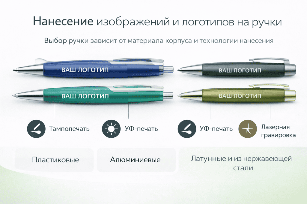ручки с логотипом